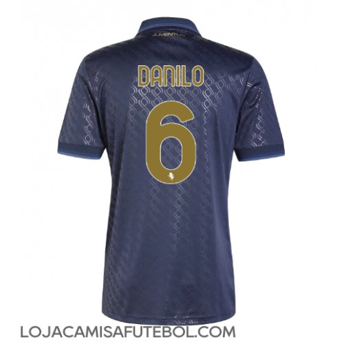 Camisa de Futebol Juventus Danilo Luiz #6 Equipamento Alternativo 2024-25 Manga Curta